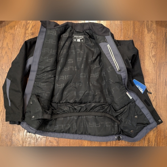 Polaris Jacket & Switchback Bib Snowpants Black Fit Mens small Women M/L - Picture 9 of 16